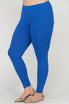 PLUS Royal Blue High Waist Leggings