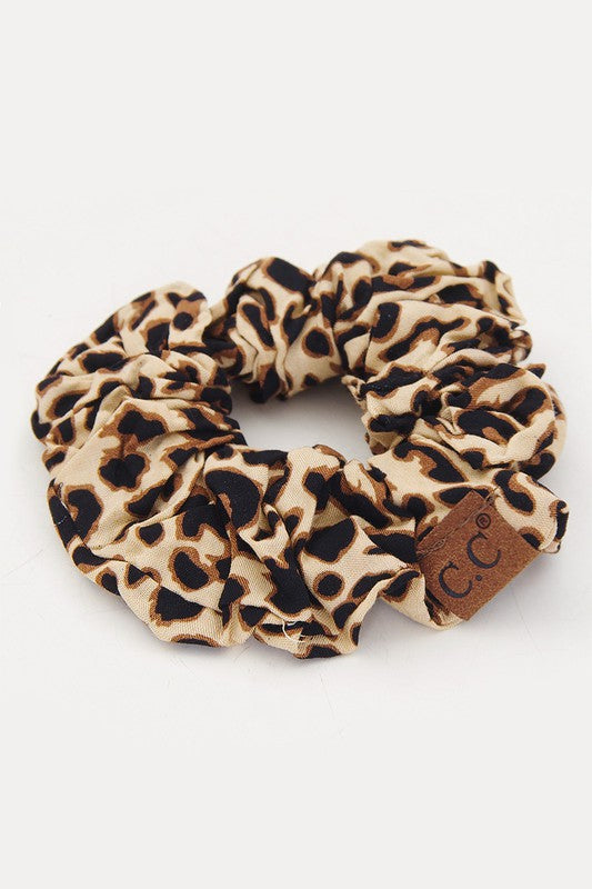 C.C. Leopard Scrunchie