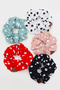 C.C. Polka Dot Scrunchie