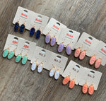 Druzy Hexagon Earrings