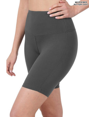 Buttery Soft Wide Waistband Biker Shorts