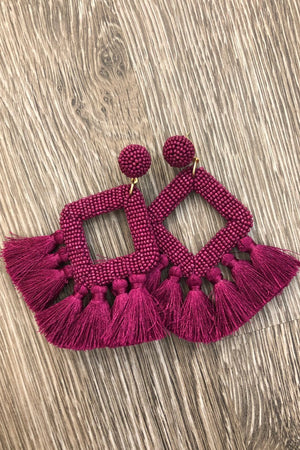 Ellie Fringe Drop Earrings