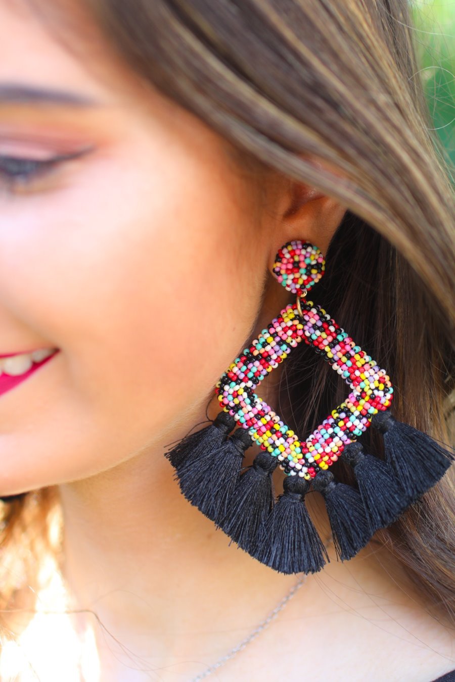 Ellie Fringe Drop Earrings