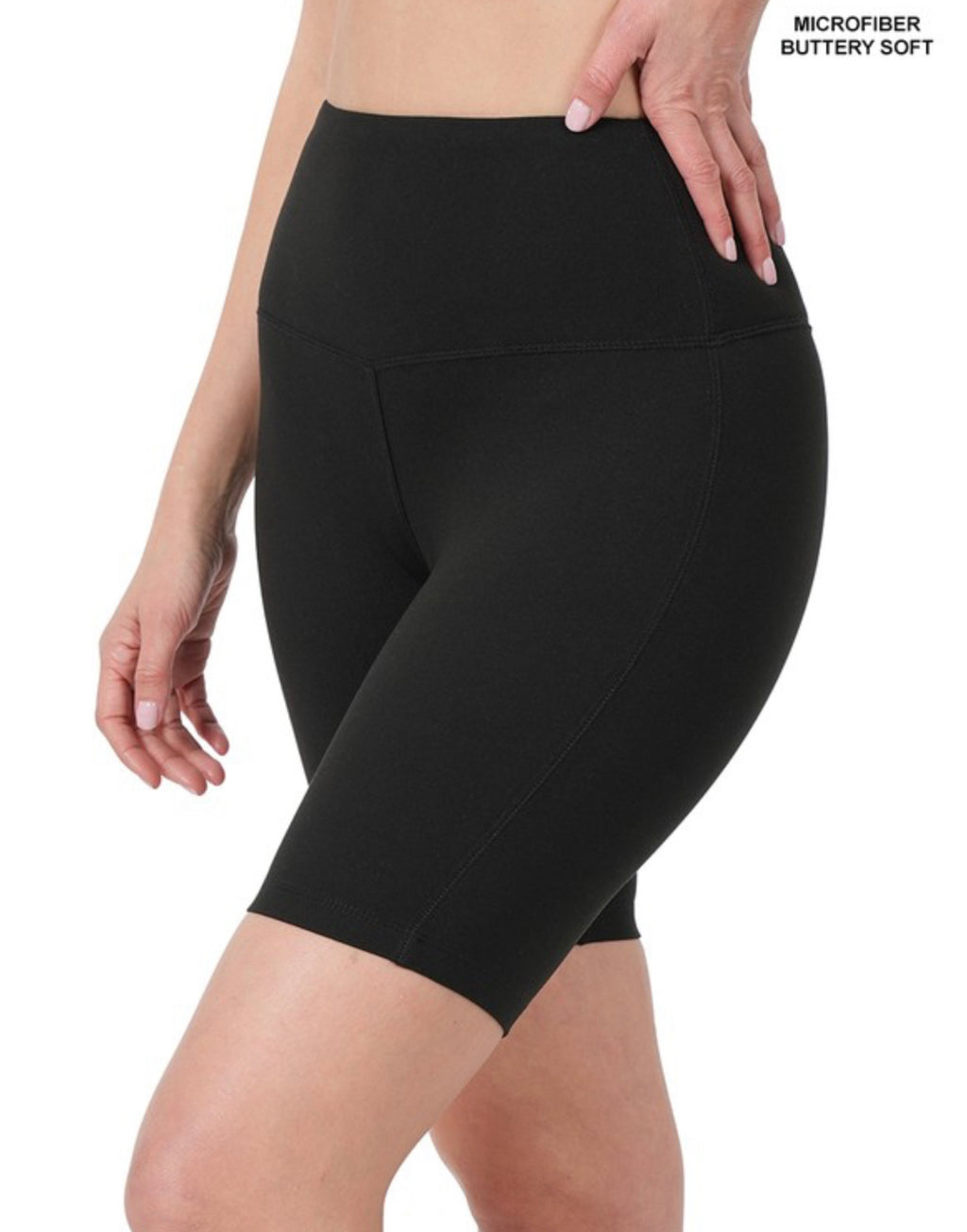 Buttery Soft Wide Waistband Biker Shorts