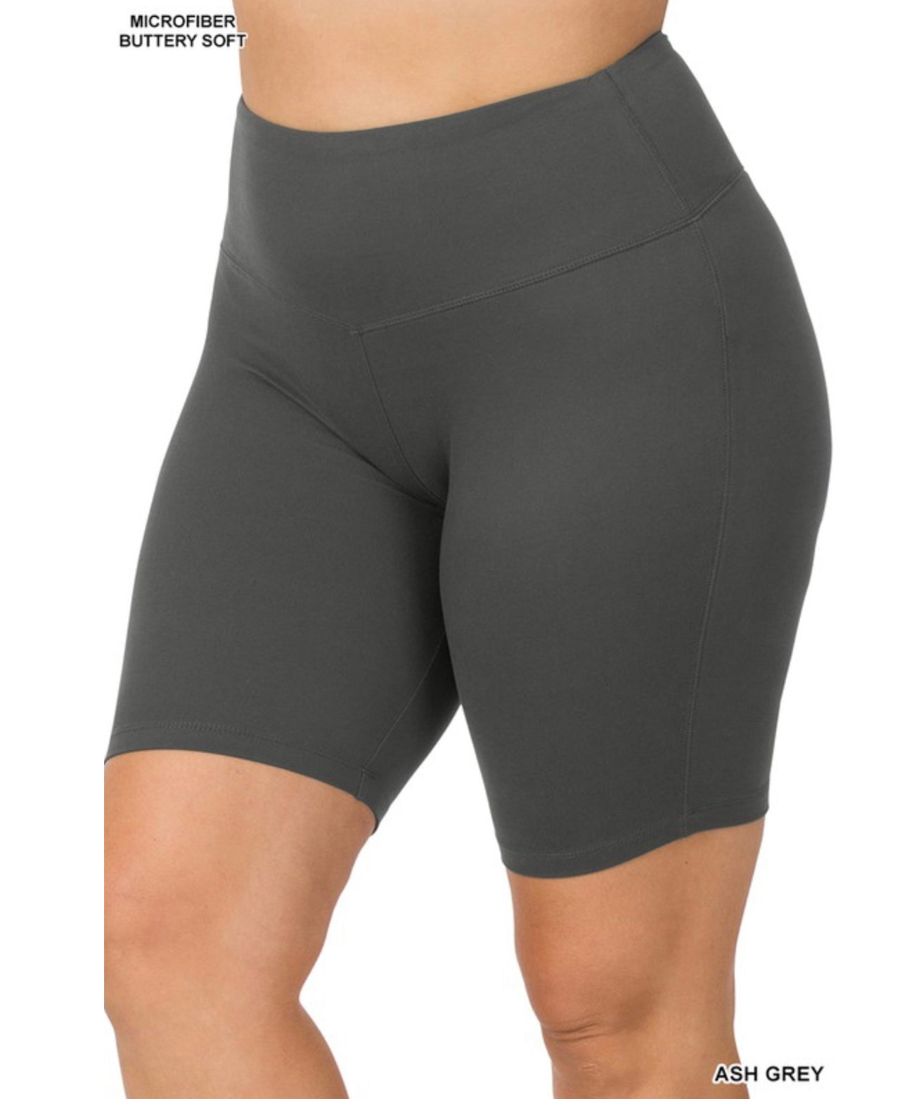 Buttery Soft Wide Waistband Biker Shorts